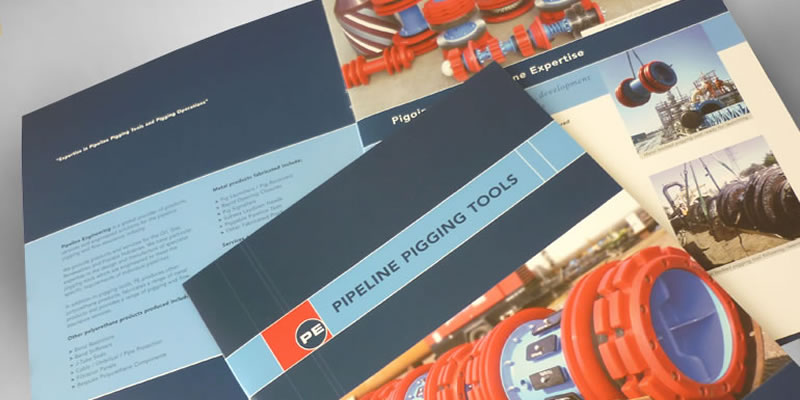 Brochure cover and inner pages for Circor / Pipeline Engineering