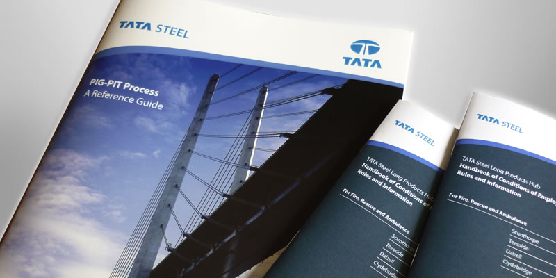 Brochure and leaflets for Tata Steel